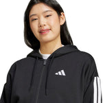 adidas Essentials 3 Stripes Full Zipp W női Kapucnis pulóver JE1283