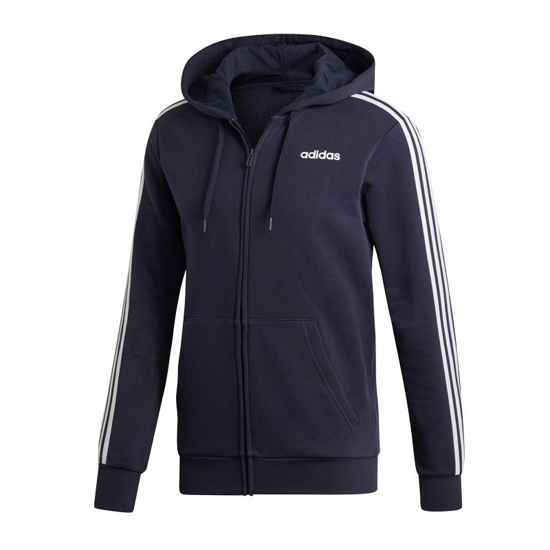 Adidas Essentials 3 Stripes FZ Fleece sweatshirt férfi DU0475