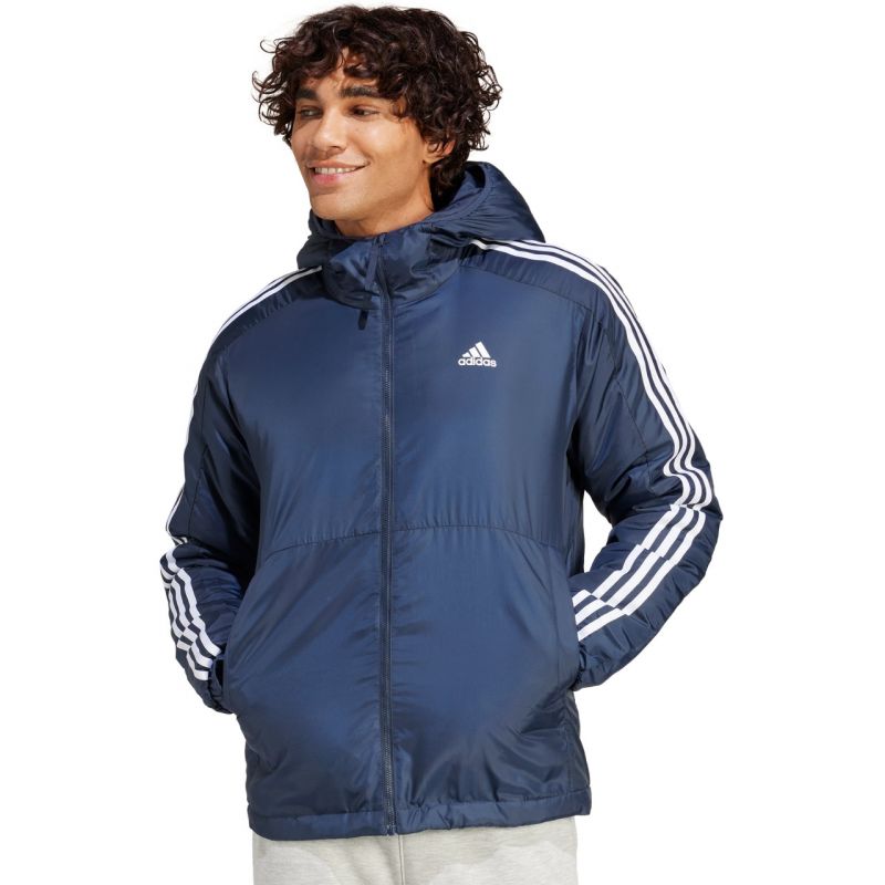 adidas Essentials 3-Stripes Insulated Hooded M IS1278 jacket Kabát - Sportmania.hu