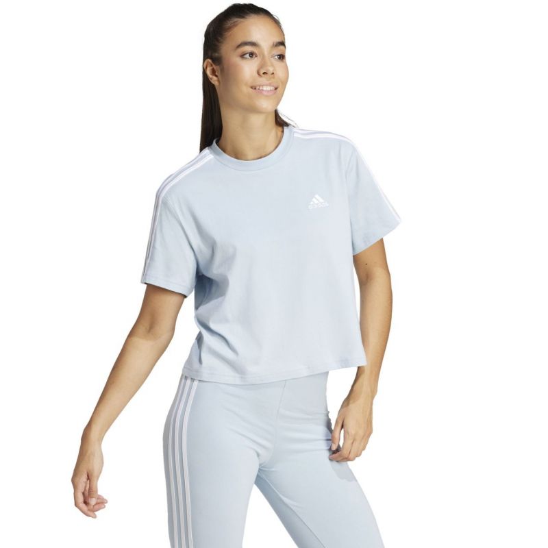 adidas Essentials 3-Stripes Single Jersey Crop Top W IS1568 Ruházat