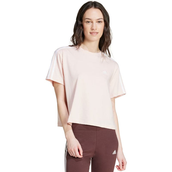 adidas Essentials 3-Stripes Single Jersey Crop Top W IY4227 Ruházat