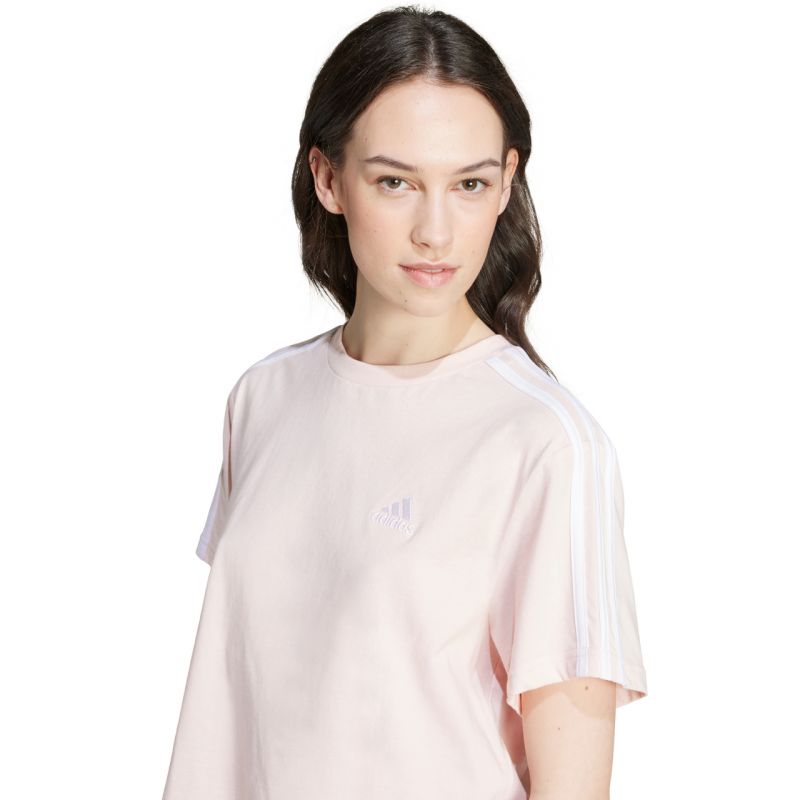 adidas Essentials 3-Stripes Single Jersey Crop Top W IY4227 Ruházat - Sportmania.hu