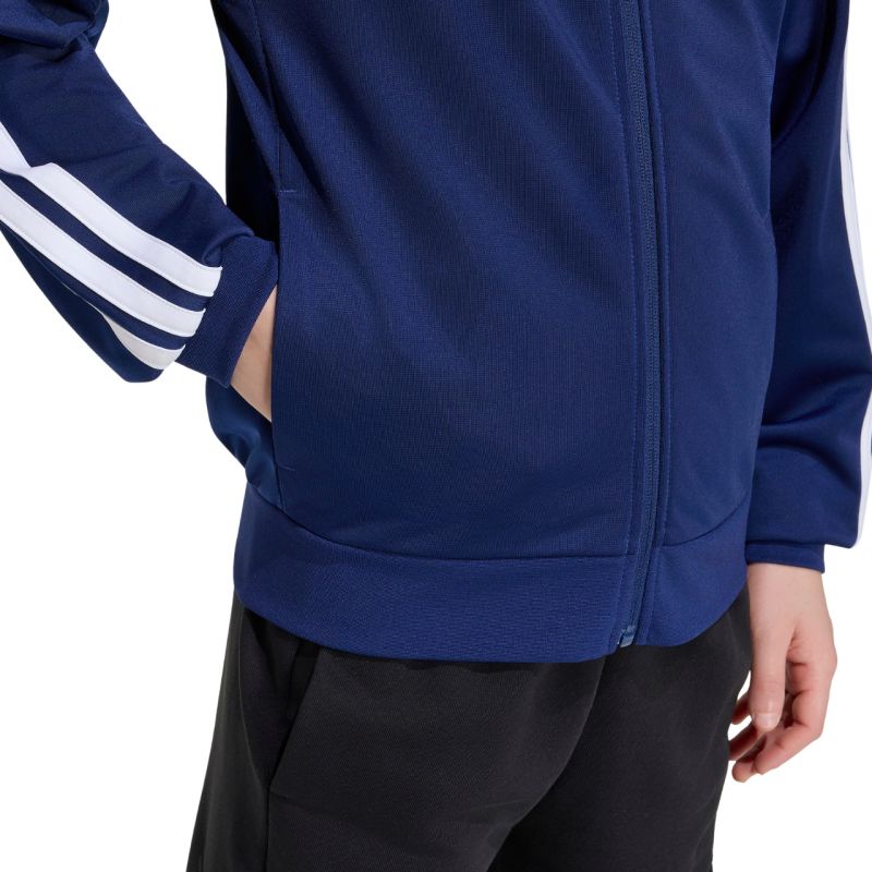 Adidas Essentials Climacool Kids' Sweatshirt gyerek pulóver, sötétkék