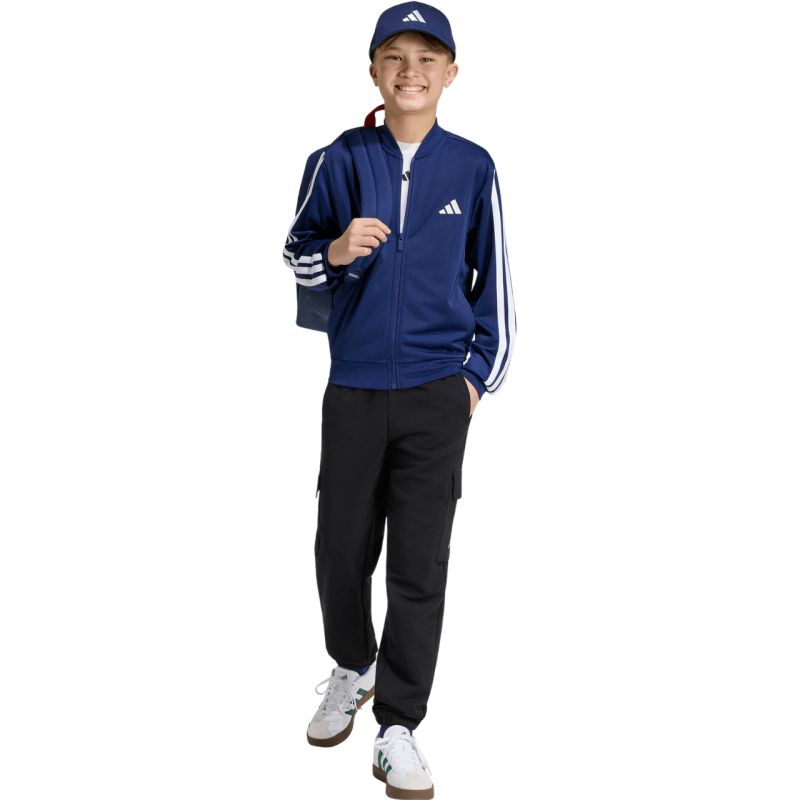 Adidas Essentials Climacool Kids' Sweatshirt gyerek pulóver, sötétkék