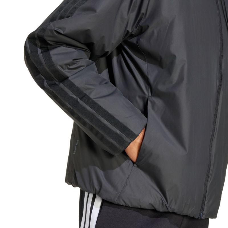 adidas Essentials Climawarm 3 Stripes Insulated Hooded M KB8149 jacket kabát - Sportmania.hu