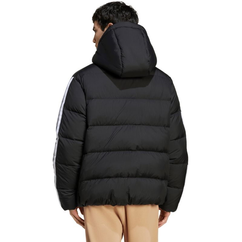 adidas Essentials Climawarm 3 Stripes Puffer Down Hooded Kabát férfi JM4165