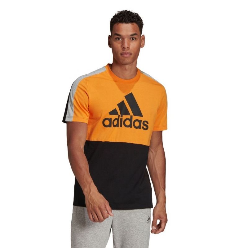 adidas Essentials Colorblock Single Jersey Tee M HE4328 Póló