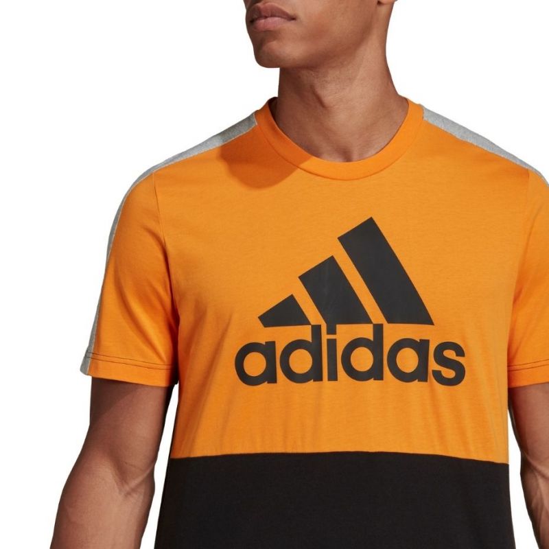 adidas Essentials Colorblock Single Jersey Tee M HE4328 Póló