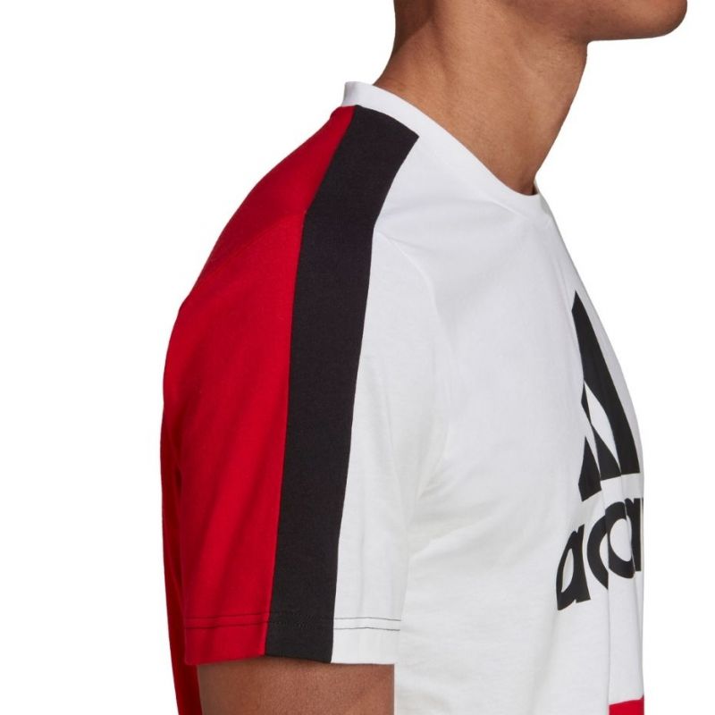adidas Essentials Colorblock Single Jersey Tee M HE4330 Póló