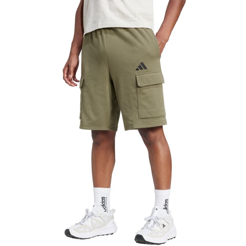 adidas Essentials Feel Cozy French Terry Cargo M JE6292 shorts Ruházat