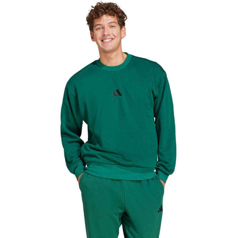 adidas Essentials Feelcozy Fleece férfi Pulóver JE3788
