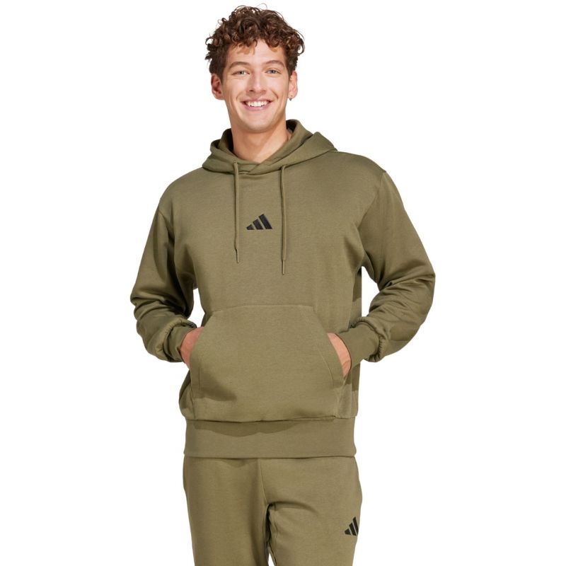 adidas Essentials Feelcozy Fleece férfi pulóver JE3799