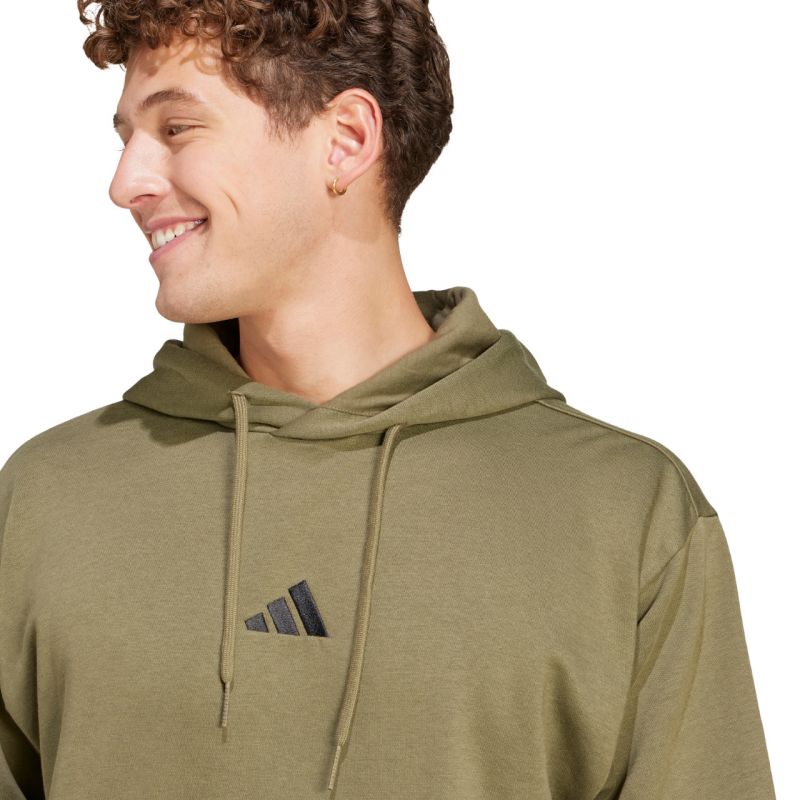 adidas Essentials Feelcozy Fleece férfi pulóver JE3799