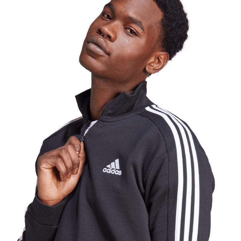 adidas Essentials Fleece 3-Stripes 1/4-Zip M HZ6235 sweatshirt Pulóver - Sportmania.hu