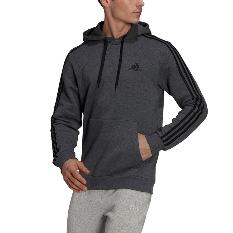 Adidas Essentials Fleece 3-Stripes férfi Kapucnis pulóver GK9082