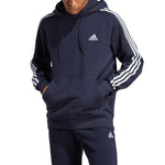 Adidas Essentials French Terry 3-Stripes férfi Kapucnis pulóver IC0436
