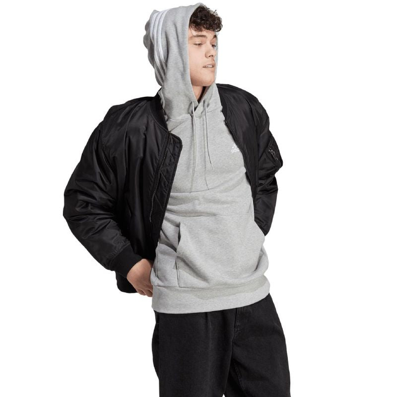 Adidas Essentials French Terry 3-Stripes Hoodie M IC0437 Kapucnis pulóver - Sportmania.hu