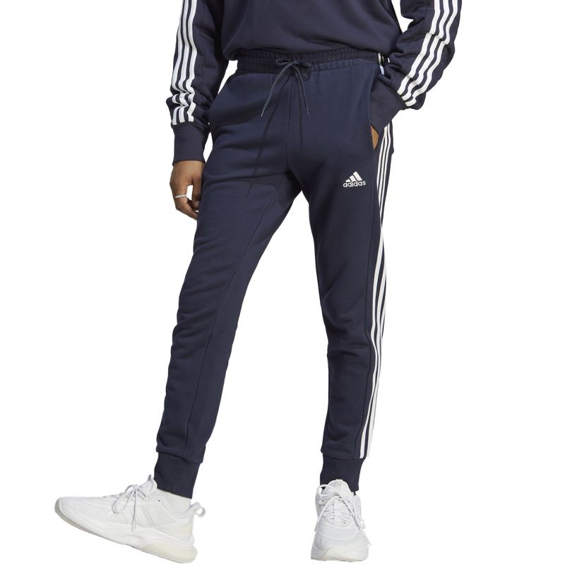 adidas Essentials French Terry Tapered Cuff 3-Stripes M IC9406 pants Nadrág