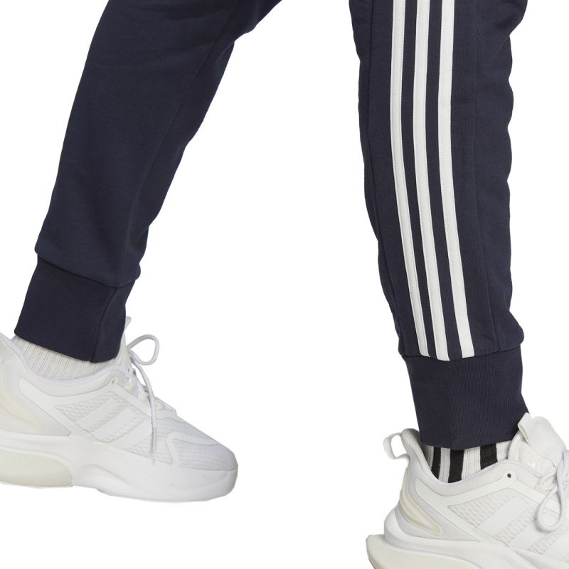 adidas Essentials French Terry Tapered Cuff 3-Stripes M IC9406 pants Nadrág