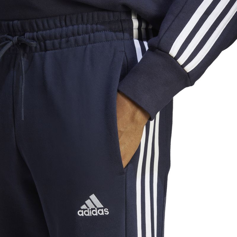 adidas Essentials French Terry Tapered Cuff 3-Stripes M IC9406 pants Nadrág