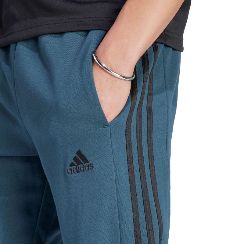 adidas Essentials French Terry Tapered Cuff 3-Stripes Pants M IJ8698 Nadrág