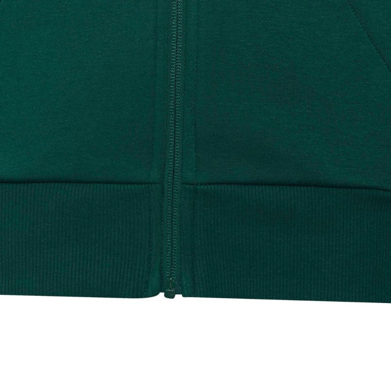 Adidas Essentials Full-Zip Kids' Sweatshirt zöld gyerek pulóver KT3373