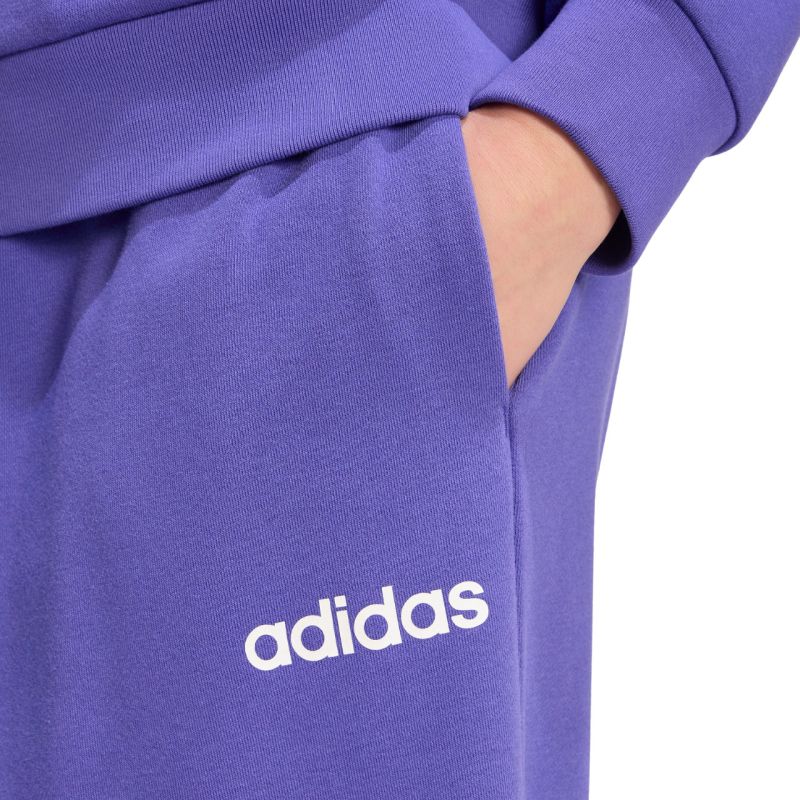 Adidas Essentials Linear French Terry Cuffed női nadrág, lila