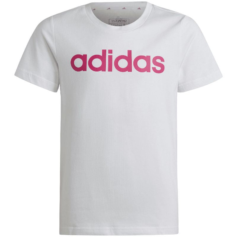 adidas Essentials Linear Logo Cotton Slim Fit Tee Jr IC3150 Póló
