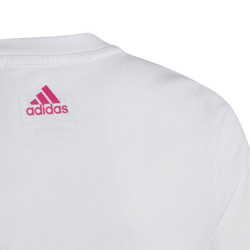 adidas Essentials Linear Logo Cotton Slim Fit Tee Jr IC3150 Póló