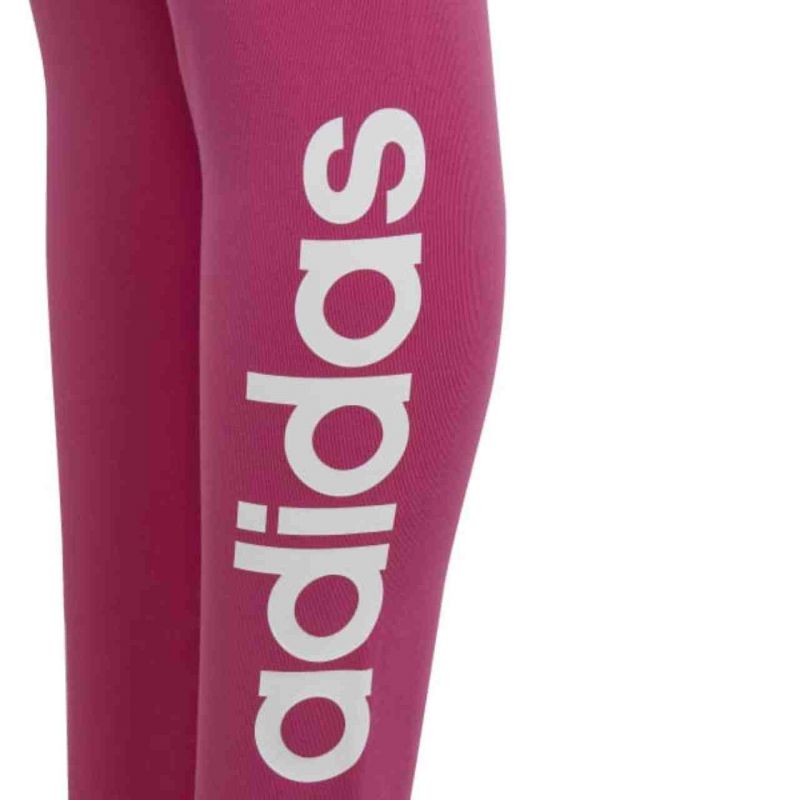 Adidas Essentials Linear Logo Cotton Tights Jr leggings gyerek Nadrág IC3581