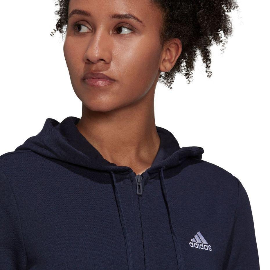 Adidas Essentials Logo Full-Zip kapucnis pulóver, női - Sportmania.hu