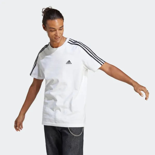 Adidas Essentials Single Jersey 3-Stripes póló, férfi Póló