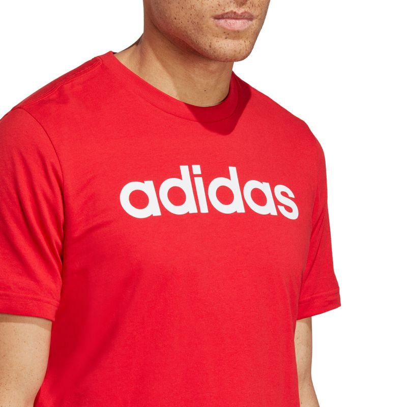 adidas Essentials Single Jersey Linear Embroidered Logo M IC9278 Ruházat