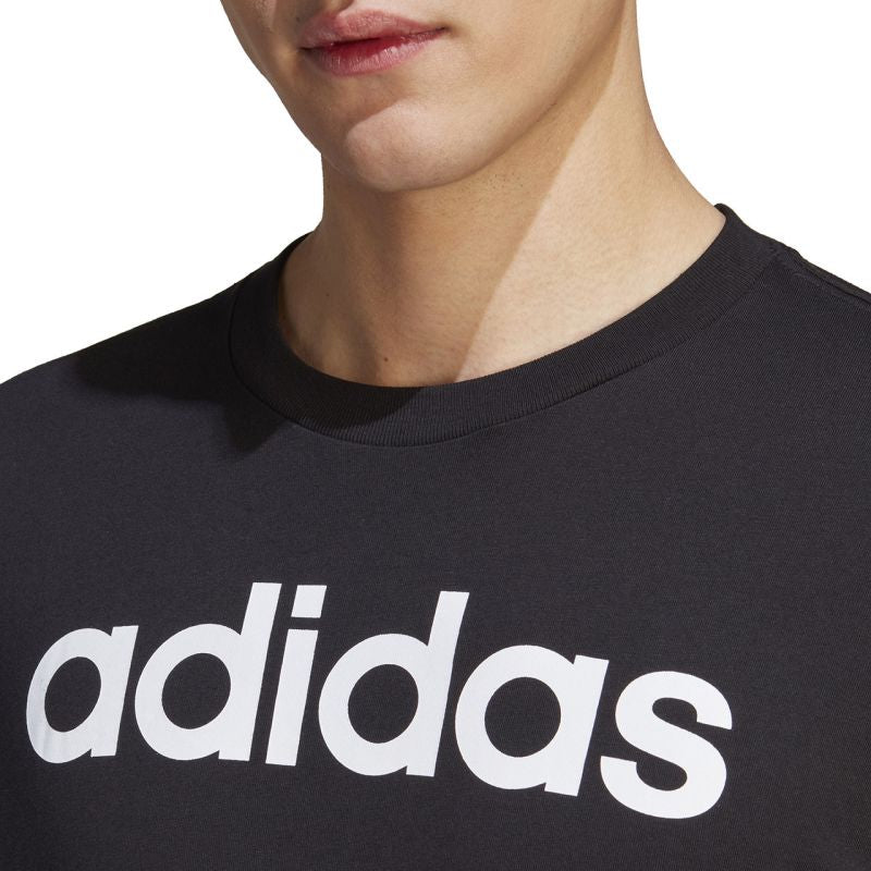 adidas Essentials Single Jersey Linear Embroidered Logo Tee M IC9274 Póló