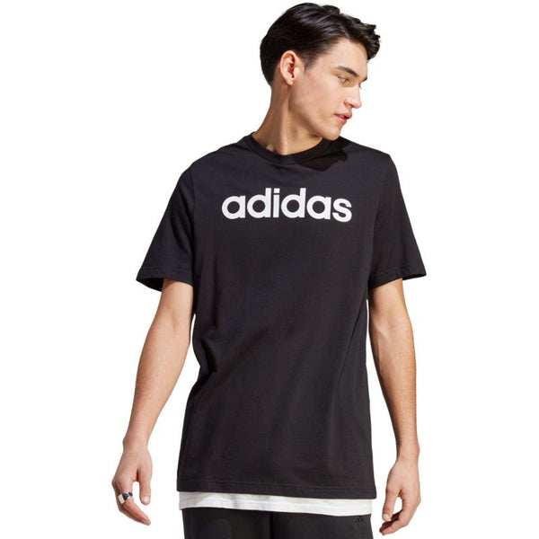 adidas Essentials Single Jersey Linear Embroidered Logo Tee M IC9274 Póló