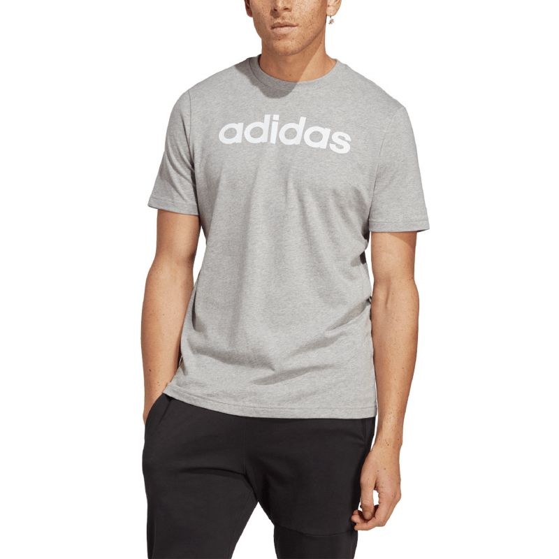 adidas Essentials Single Jersey Linear Embroidered Logo Tee M IC9277 Póló