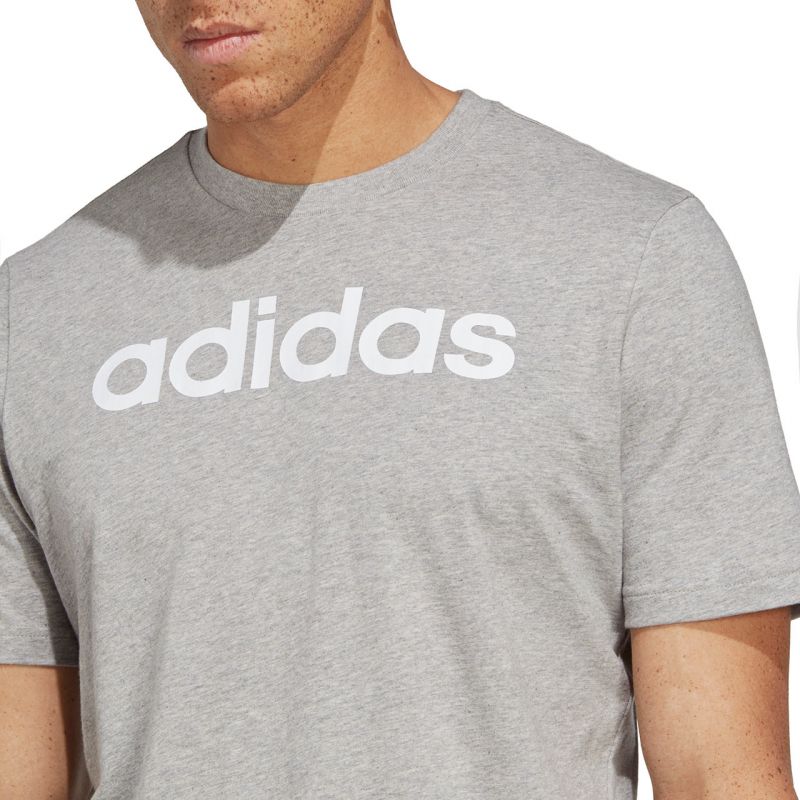 adidas Essentials Single Jersey Linear Embroidered Logo Tee M IC9277 Póló