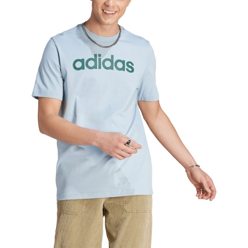 adidas Essentials Single Jersey Linear Embroidered Logo Tee M IJ8651 Póló