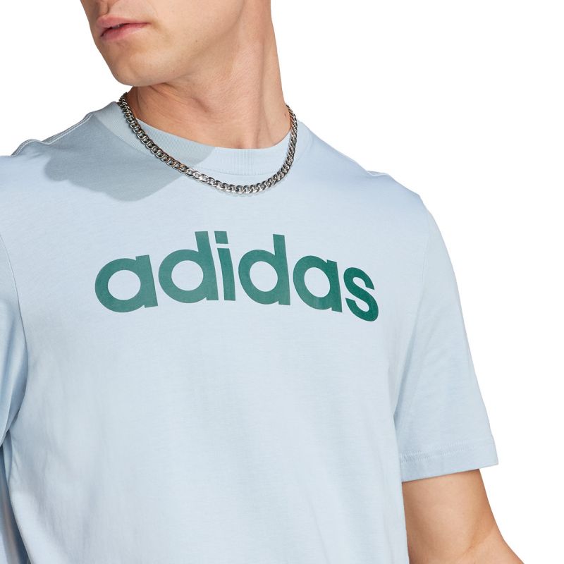 adidas Essentials Single Jersey Linear Embroidered Logo Tee M IJ8651 Póló