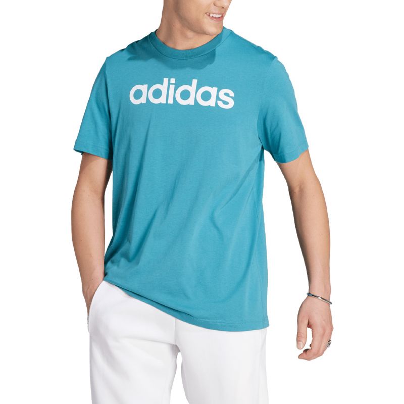 adidas Essentials Single Jersey Linear Embroidered Logo Tee M IJ8655 Póló