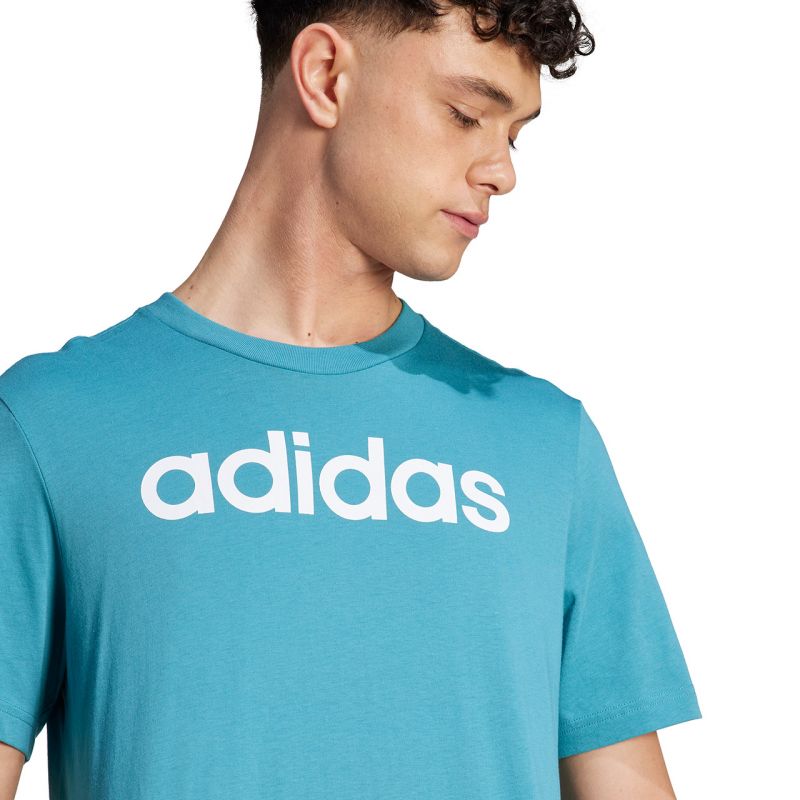 adidas Essentials Single Jersey Linear Embroidered Logo Tee M IJ8655 Póló