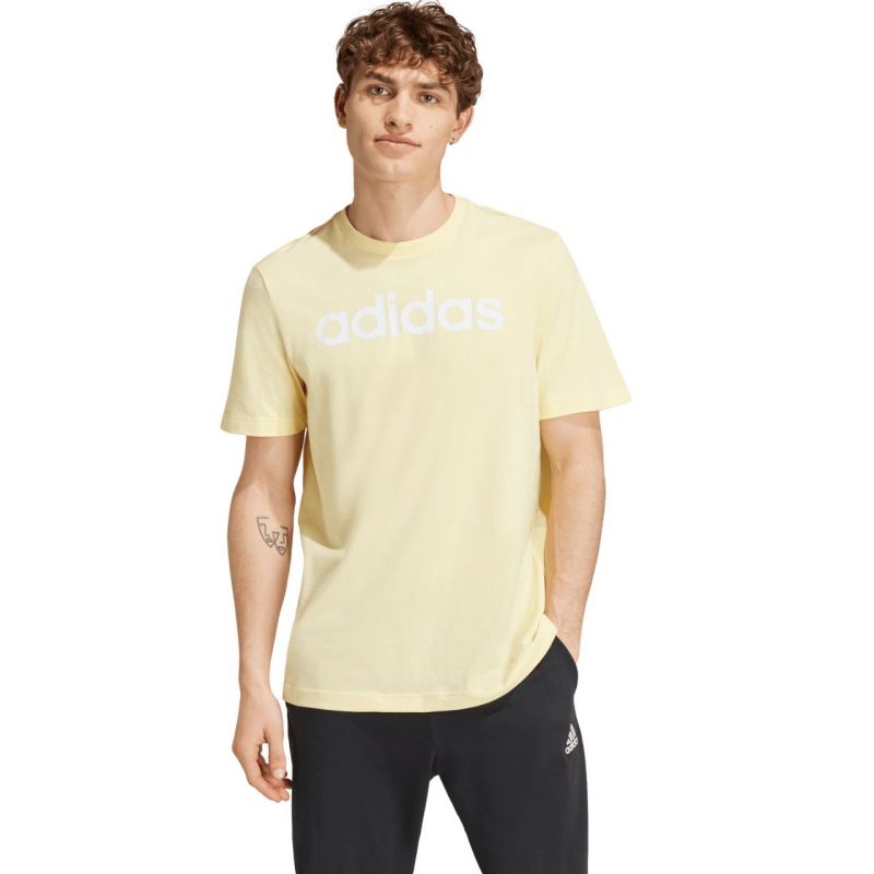 adidas Essentials Single Jersey Linear Embroidered M IZ4769 Ruházat