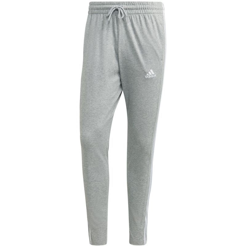 adidas Essentials Single Jersey Tapered Open Hem 3-Stripes M IC0046 pants Nadrág