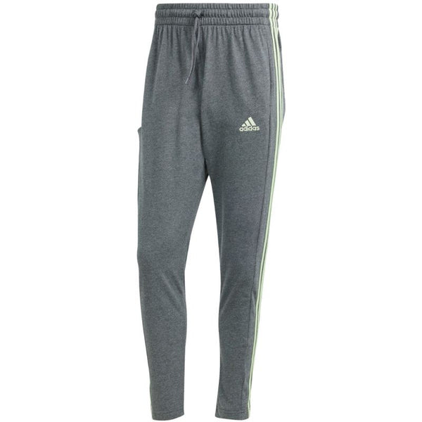 adidas Essentials Single Jersey Tapered Open Hem 3-Stripes M IS1367 pants