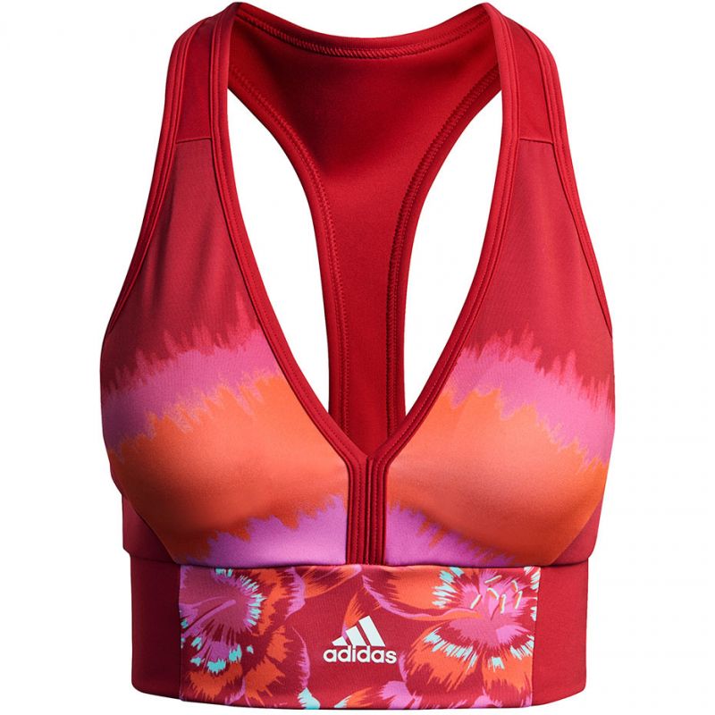 Adidas Farm All-Over-Print Bra Top Aeroready W GM7144 sports bra Sportmelltartó