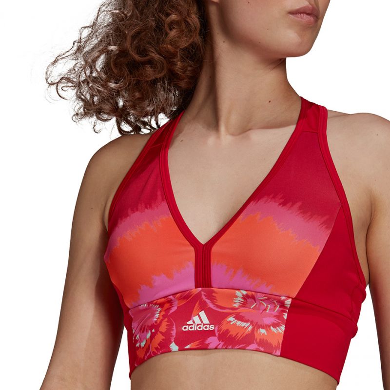 Adidas Farm All-Over-Print Bra Top Aeroready W GM7144 sports bra Sportmelltartó
