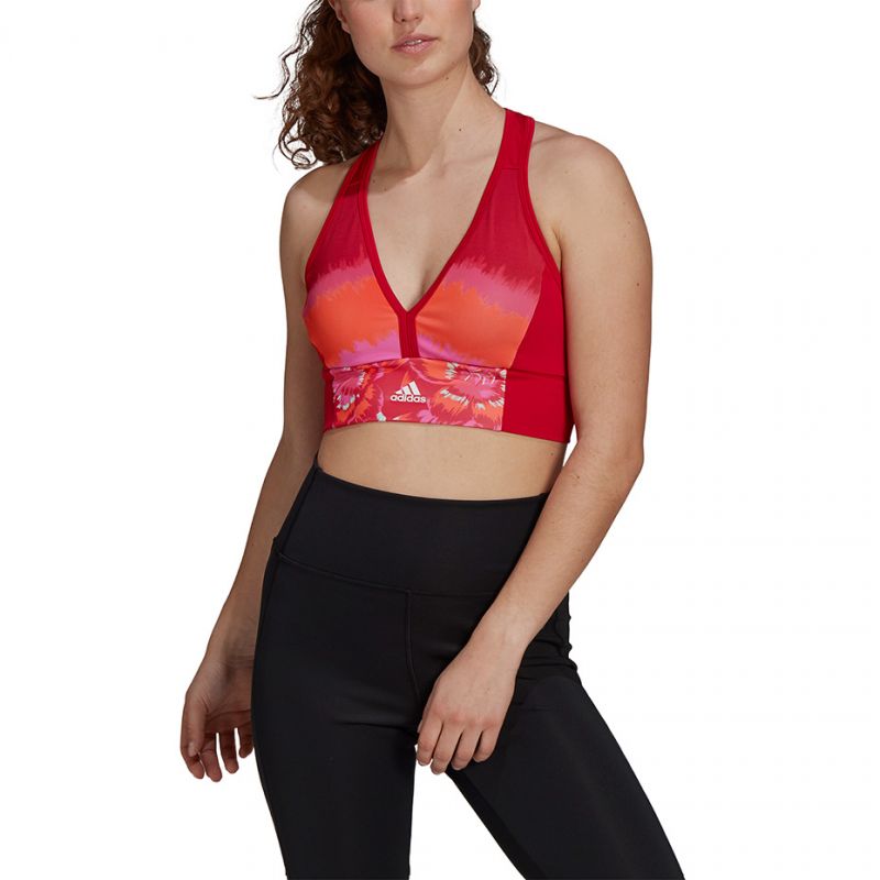 Adidas Farm All-Over-Print Bra Top Aeroready W GM7144 sports bra Sportmelltartó