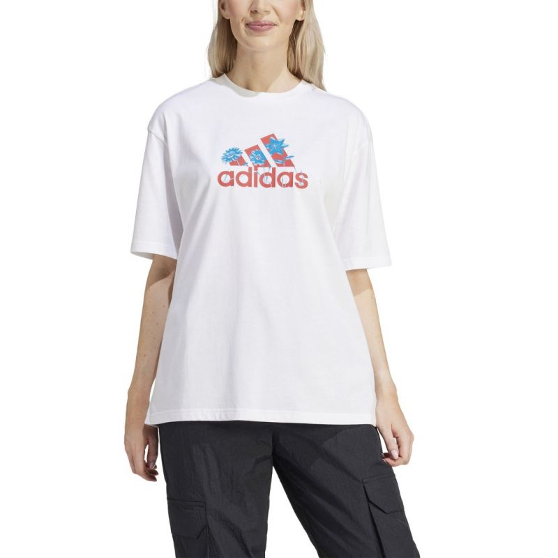 adidas Flower Pack Badge of Sport Women's T-shirt White IT1421 Póló