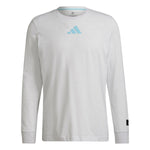 Adidas Future Block Long Sleeve Graphic póló, fehér Hosszú ujjú póló Hosszú ujjú póló - Sportmania.hu