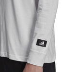 Adidas Future Block Long Sleeve Graphic póló, fehér Hosszú ujjú póló Hosszú ujjú póló - Sportmania.hu